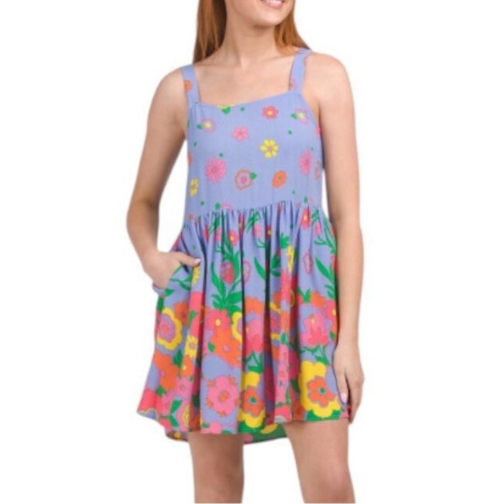 Mister Zimi Sophie Lavender Floral Print Sundress